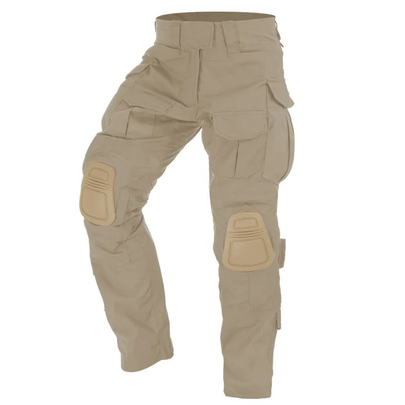 Back view of men's durable tactical pants, perfect for outdoor gear & demanding work.