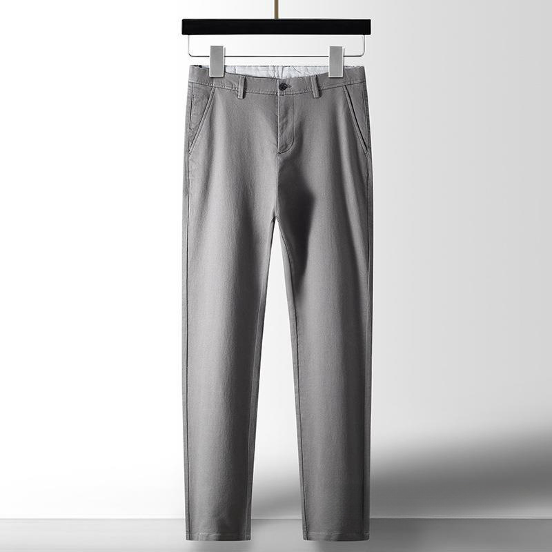 Tailored fit men's linen trousers, perfect for smart casual summer wear. Comfortable & breathable.