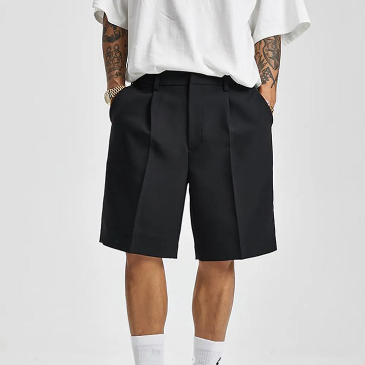 Men's tailored performance shorts, moisture-wicking for active or casual wear. Stay dry & stylish.