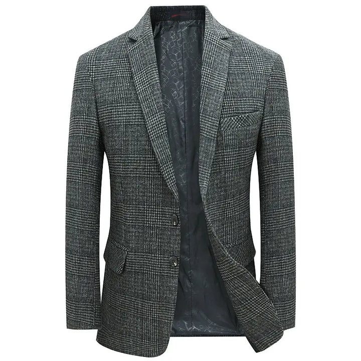 Timeless men's comfort blazer for professional and smart casual wear. A versatile wardrobe staple, perfect for events.
