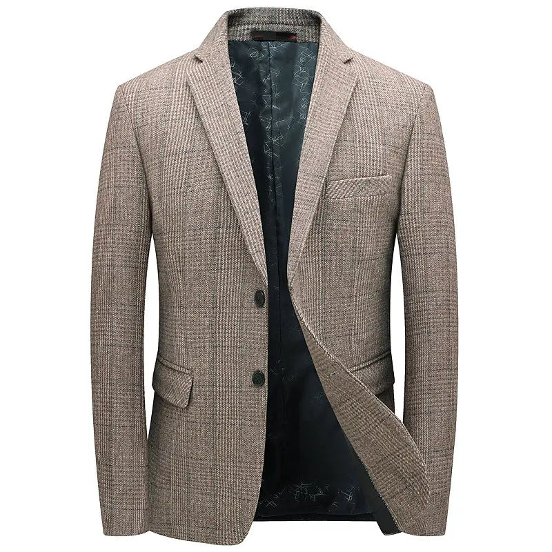 Smart & comfortable men's blazer, ideal for work, business meetings, and formal events. Professional men's fashion.