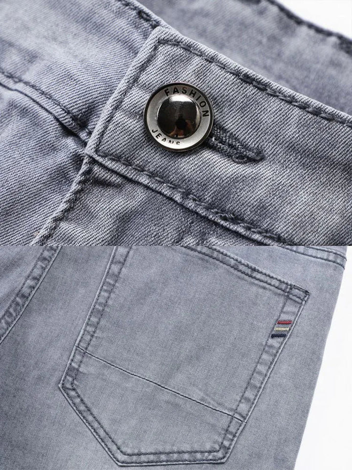 Torino Straight Fit stretch denim jeans for men. Comfortable cotton blend, ideal for casual and everyday wear.