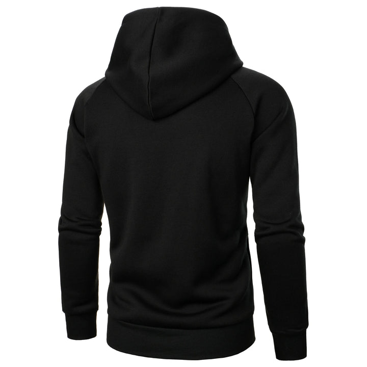 Sleek Men's Urban Crossover Zip Hoodie. Modern fit for streetwear and comfortable casual outerwear.