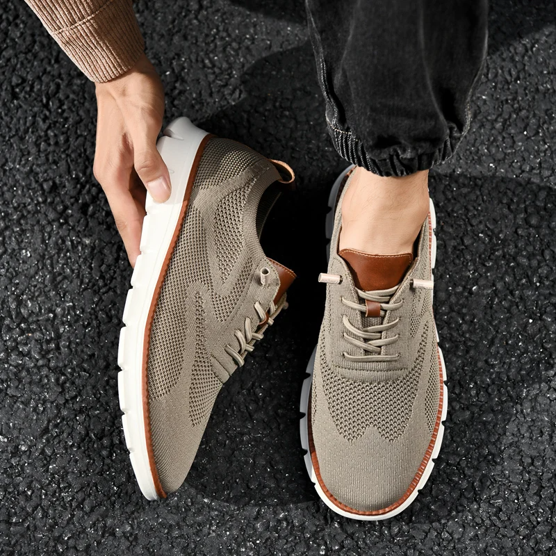 White UrbanFlex lightweight sneakers, versatile men's footwear for daily wear.