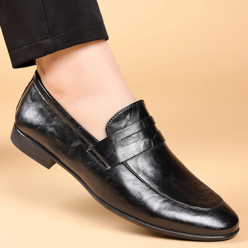 Men's Verona casual & formal slip-on loafers, versatile polished dress shoes for classic everyday style.