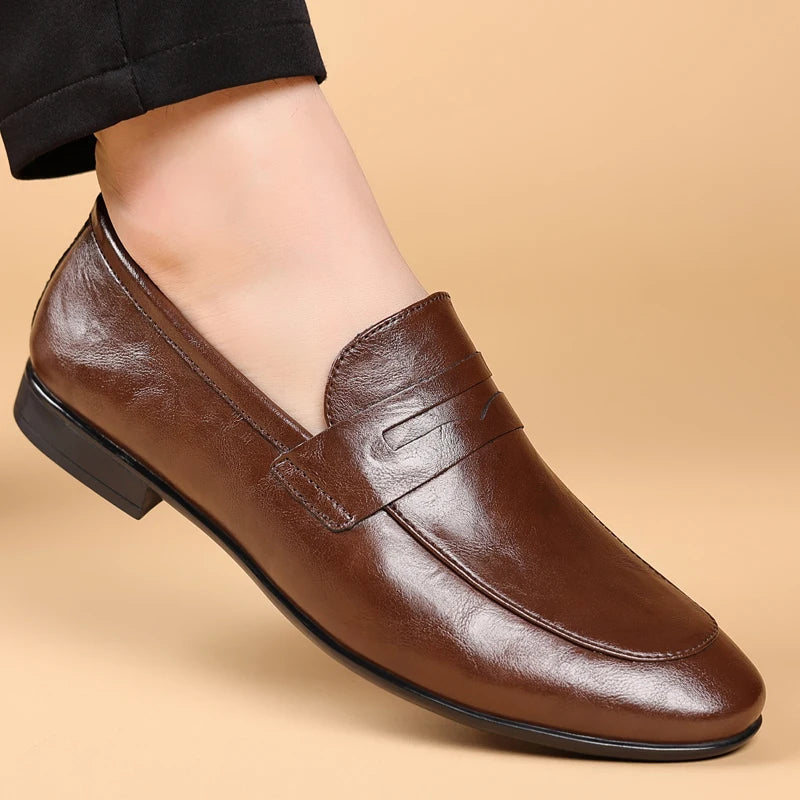 Men's Verona slip-on loafers, polished formal and casual footwear, offering classic style and comfort.
