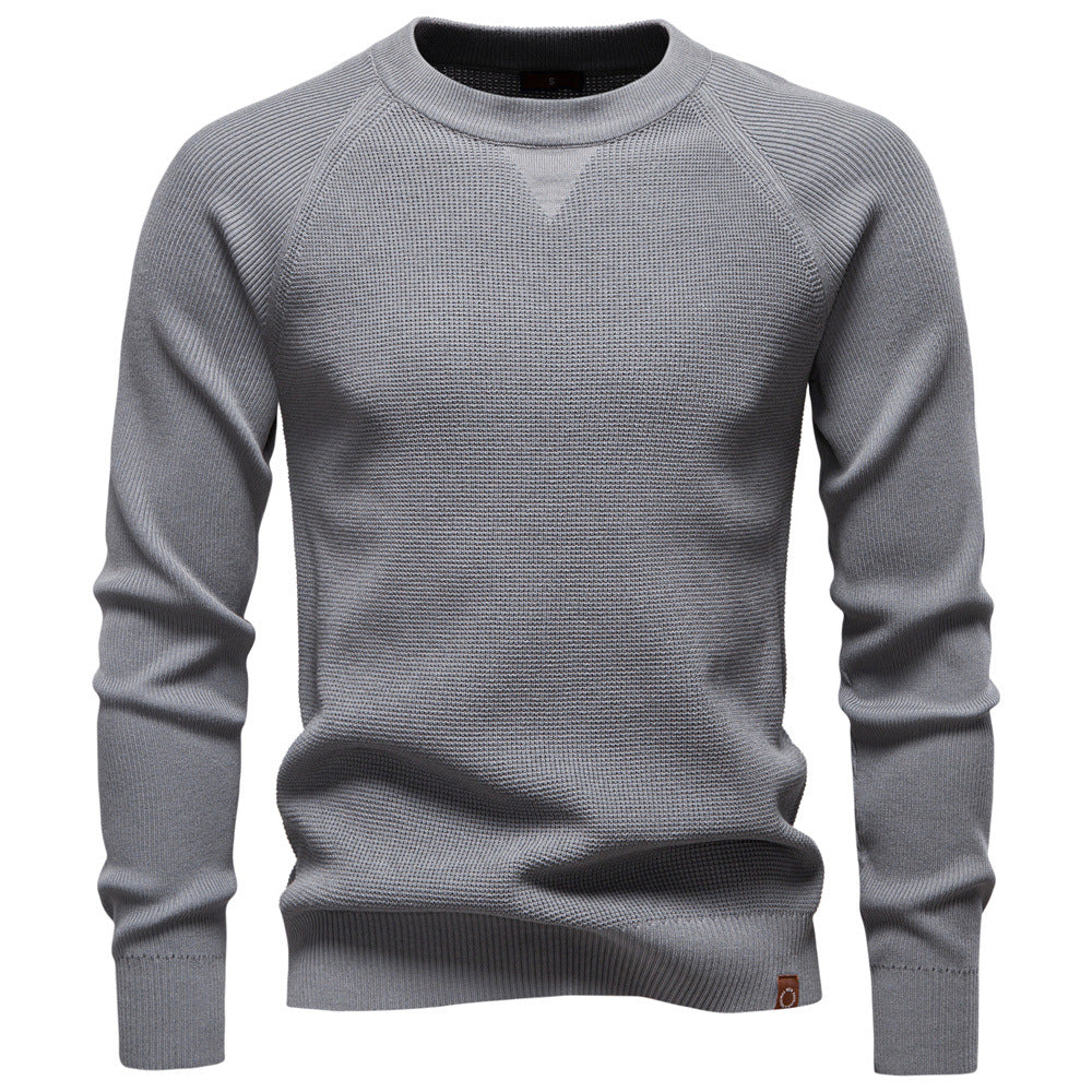 Verona men's waffle knit sweater, offering effortless style and comfort for men.
