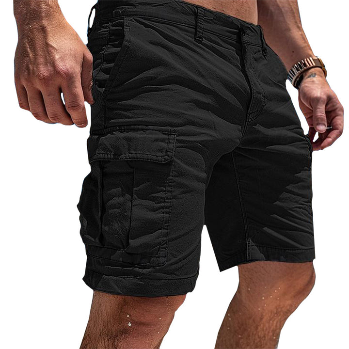 Durable men's cargo shorts, offering multi-pocket convenience & comfortable fit for versatile casual and active wear.