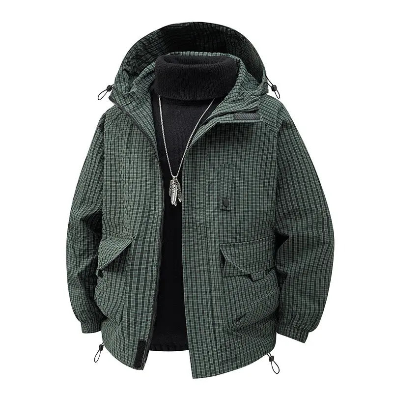 Casual men's jacket, lightweight & stylish, suitable for daily wear and versatile urban adventures.