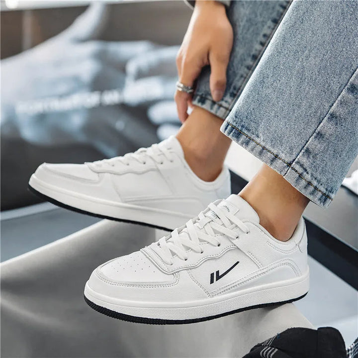 Pair of Men's Vortex comfort sneakers, ready for athletic casual & stylish everyday wear.
