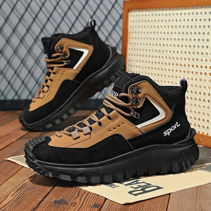 Men's non-slip anti-puncture outdoor footwear, waterproof hiking safety shoes