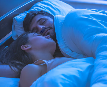 "Micro CPAP da viaggio verde chiaro, compatto e discreto, per una terapia antirussamento silenziosa ed efficace."