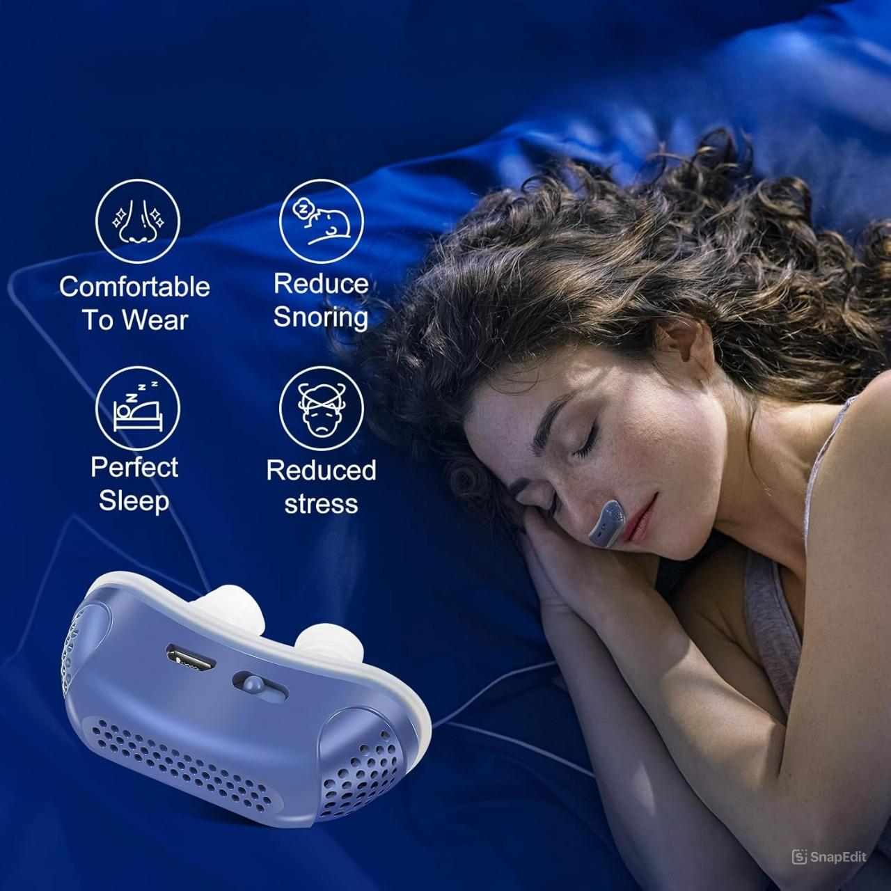 "Micro CPAP da viaggio verde chiaro, compatto e discreto, per una terapia antirussamento silenziosa ed efficace."
