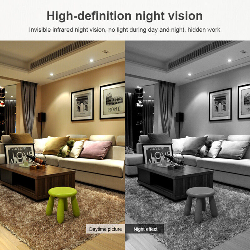 "Microcamera HD WiFi, design compatto, visione notturna, grandangolo, controllo remoto, sicurezza casa/ufficio."