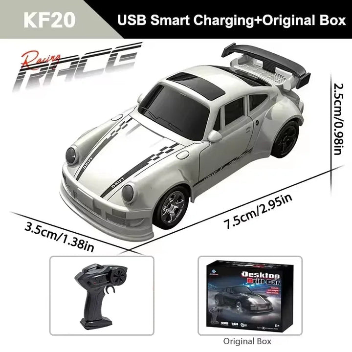 Adult mini 4WD drift RC car, high speed, stable control, ultimate racing experience. Rechargeable.