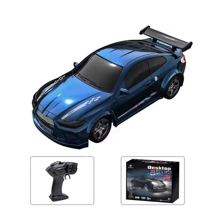 Versatile mini 4WD RC car for indoor racing & outdoor fun, durable & fast. Easy remote control.