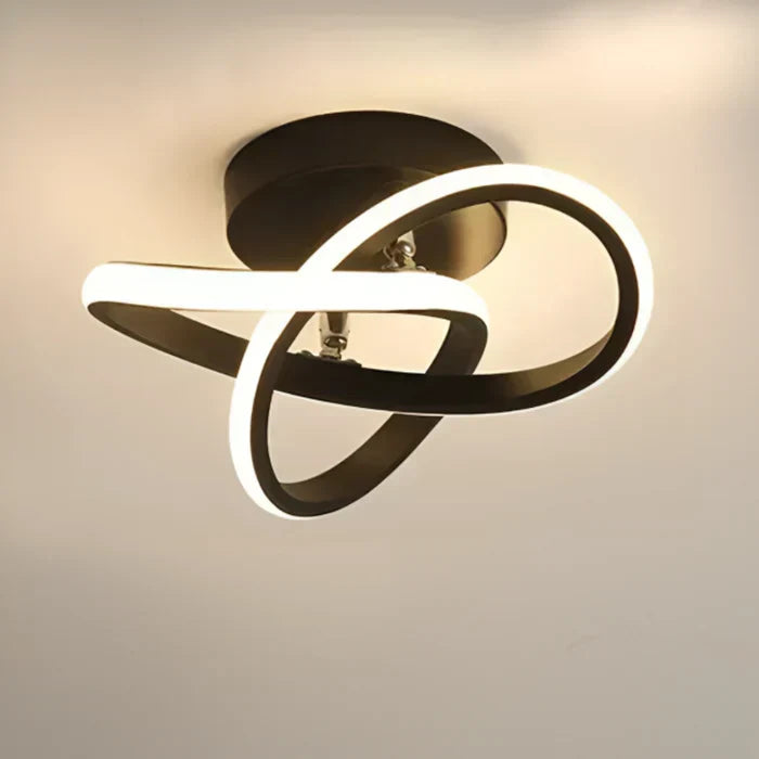 Sleek LED ceiling light featuring dual Twilight Rings, modern and energy-efficient indoor illumination.