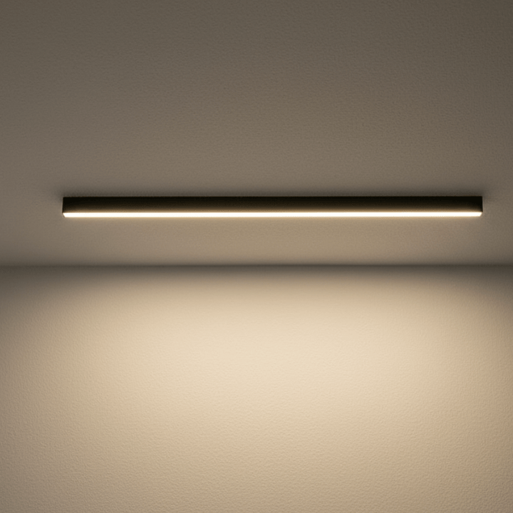 Modern LED flush mount ceiling lamp with Scandinavian design for bright home decor.