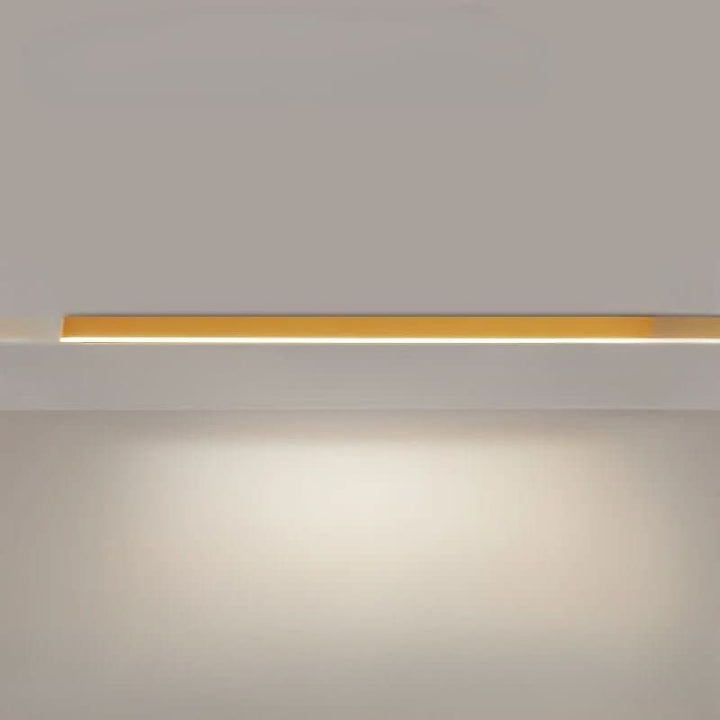 Bright Scandinavian LED flush mount light, energy-efficient, sleek modern design.