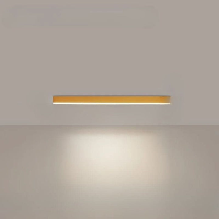 Modern LED ceiling light, flush mount, acrylic, ideal for office or living room lighting.