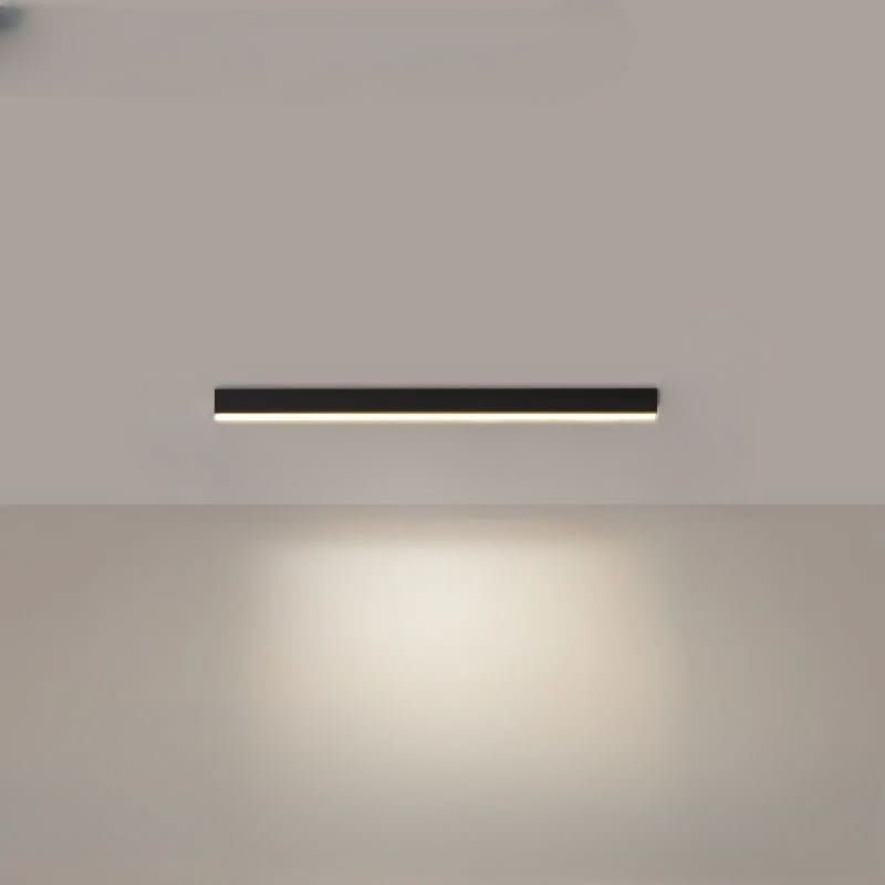 Scandinavian LED flush mount lamp, bright, sleek design for modern interior spaces.