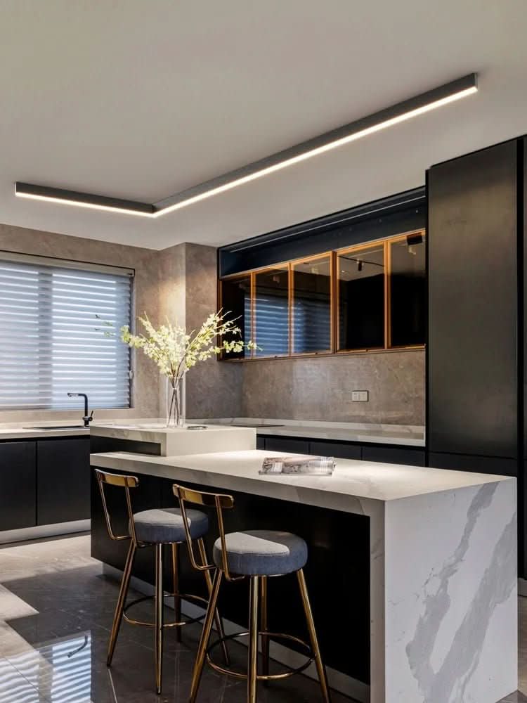 Scandinavian LED ceiling lamp, bright and energy-efficient flush mount style.
