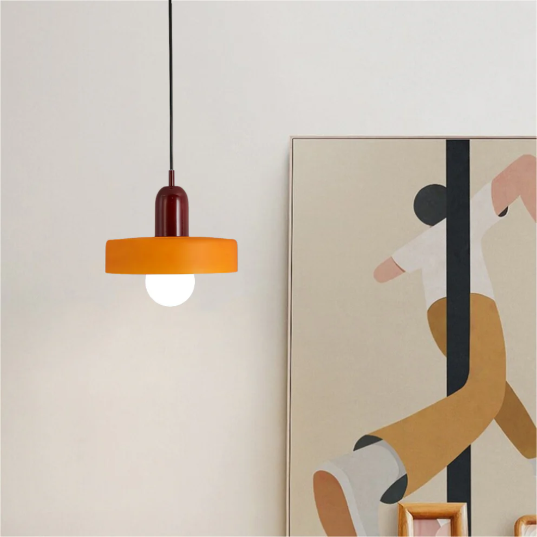 Energy-saving GloboLuxe LED pendant, a stylish indoor lighting choice.