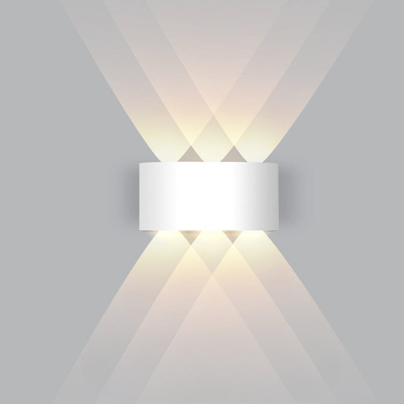 Durable weatherproof LED wall light, perfect for modern garden decor.
