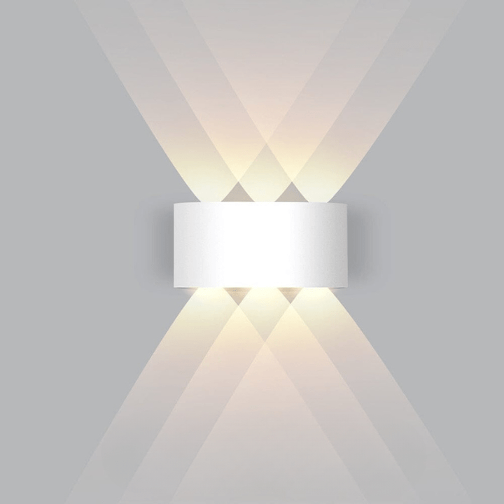 Durable weatherproof LED wall light, perfect for modern garden decor.