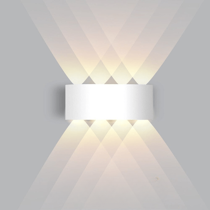 Modern LED exterior lighting fixture, weatherproof for all season use.