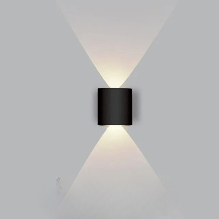 Sleek LED outdoor wall light, energy efficient for contemporary homes.