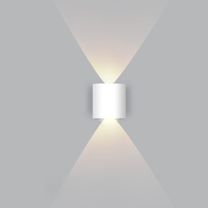 Weatherproof LED exterior light, ideal for modern home security lighting.