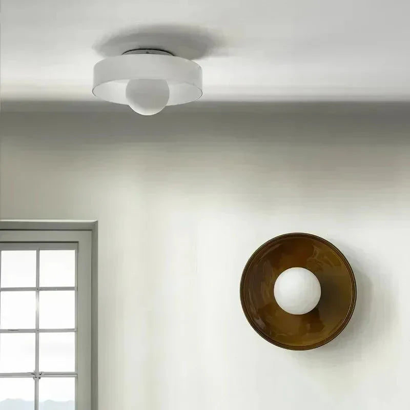 Sleek Nordic modern ceiling light, perfect for ambient interior lighting & home decor.