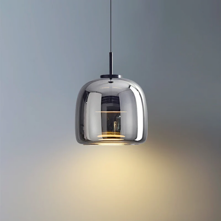 Minimalist retro LED pendant light, VintageGlow collection, ideal for chic home interiors.