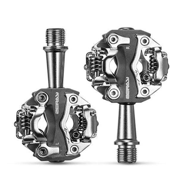 Cycling accessories: lightweight mountain bike self-locking pedals, essential bike parts for riders