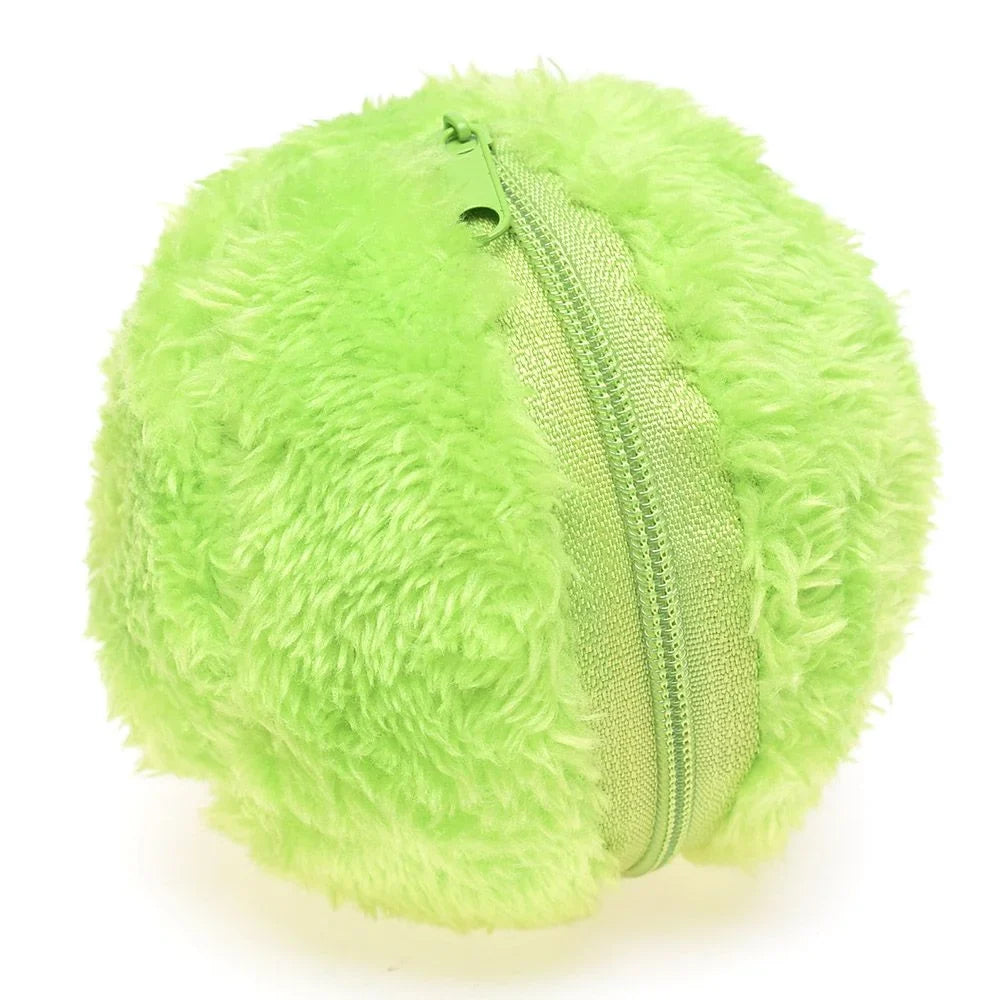 Fun multi-color rolling dog toy ball, perfect for active play & pet enrichment activities.