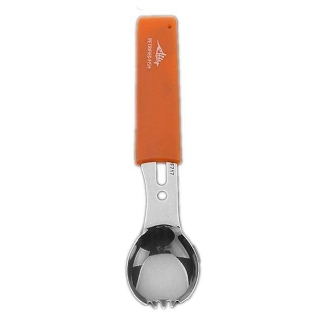 Lightweight camping cookware set for backcountry hiking and survival, portable design
