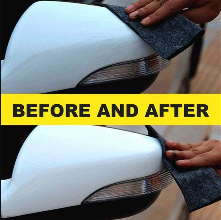 Easy-to-use nano buffing cloth for car scratch removal, paint restoration & auto detailing.
