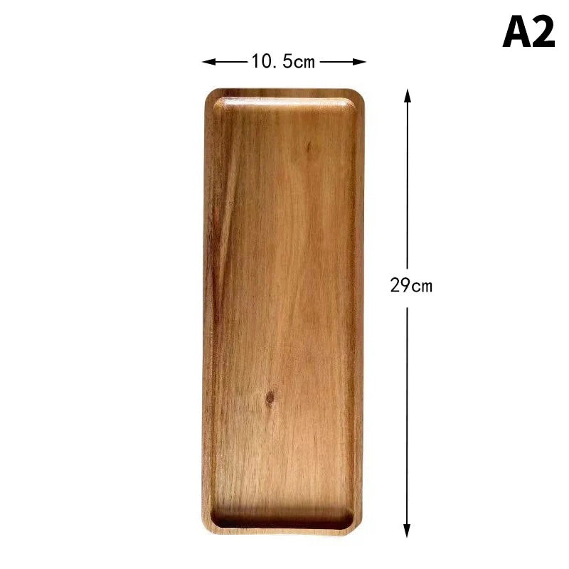Kitchen natural wood serving tray. Great for coffee, snacks, and a stylish home decor display.