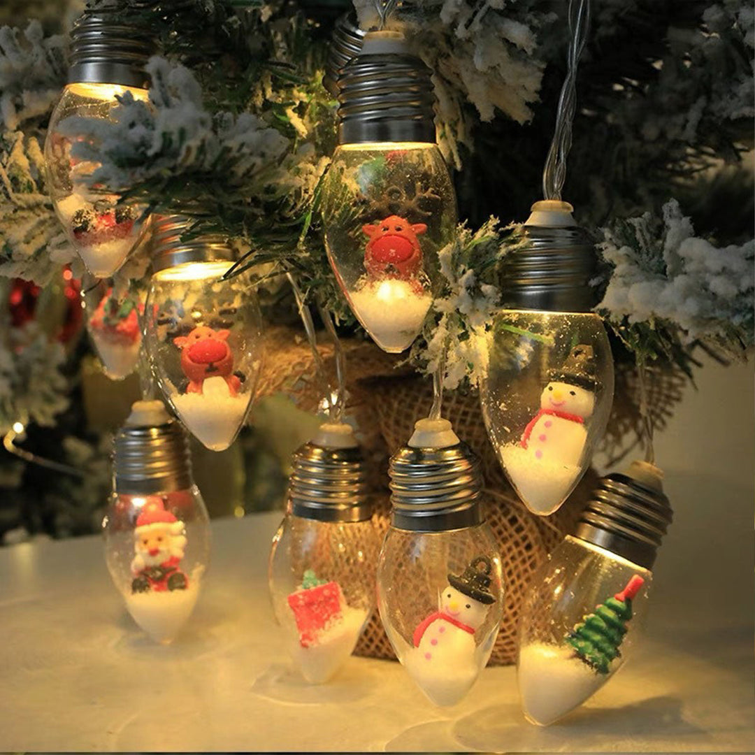 Solar powered LED globe string lights, IP55 waterproof, ideal for camping and events