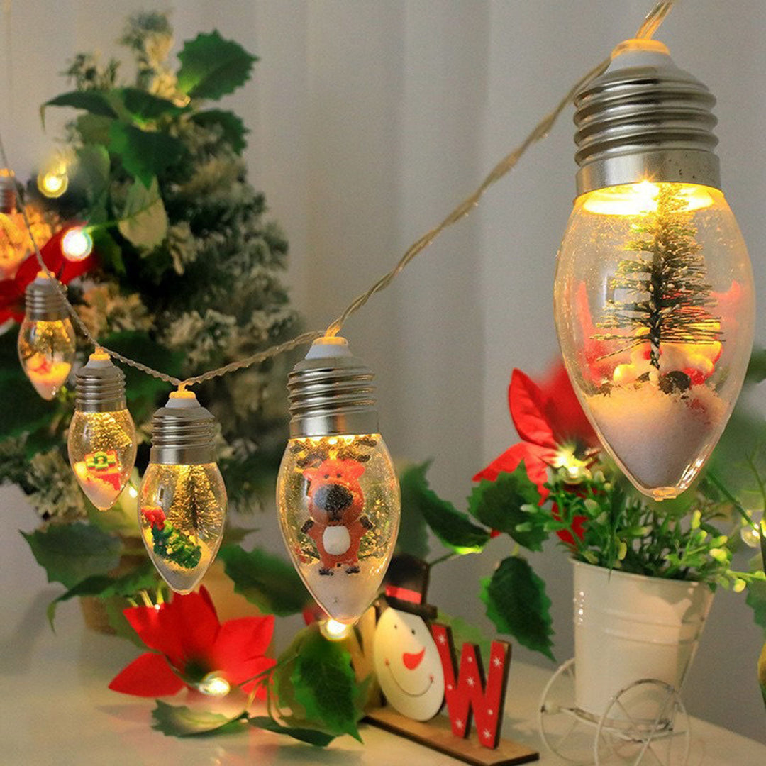 Outdoor camping LED globe string lights, bright and waterproof, multi-power options