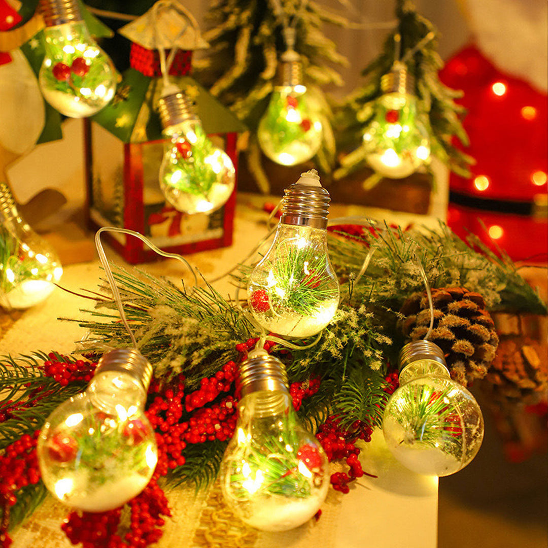 IP55 waterproof LED globe string lights, multi-power for versatile outdoor camping use