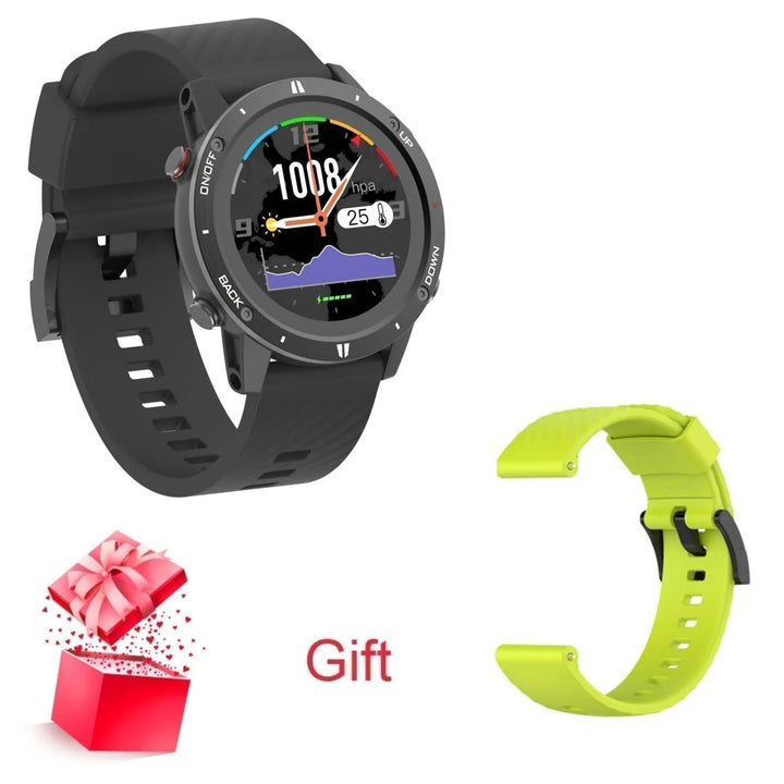 Adventure-ready GPS smartwatch for adults, featuring altimeter, compass, and heart rate sensor