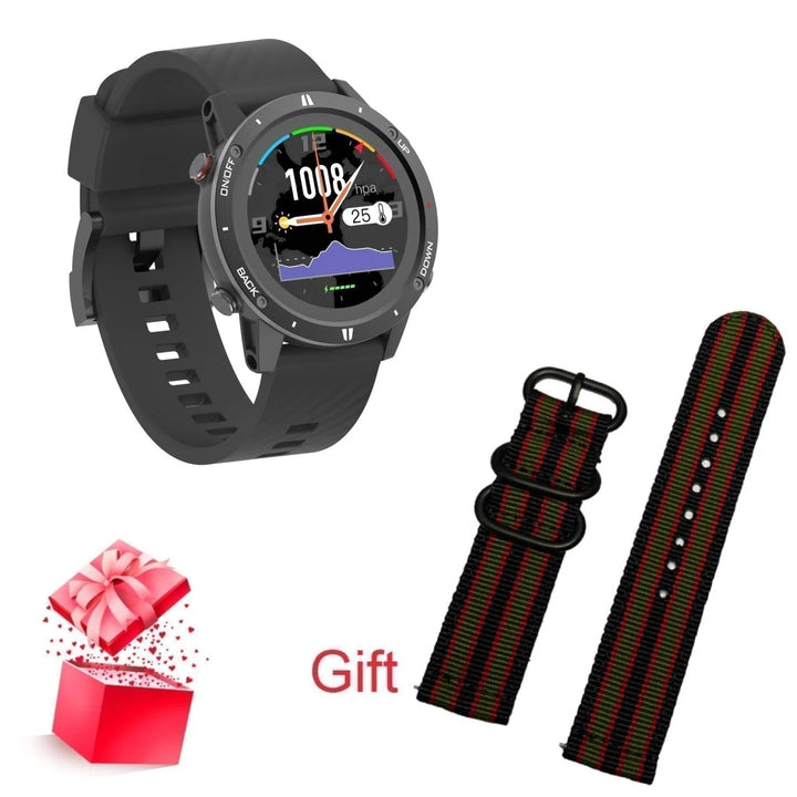 Adults' fitness GPS smartwatch, highly durable, with altimeter and precise heart rate tracking