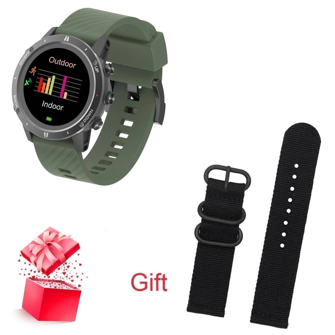 Smartwatch for adults, GPS, heart rate, and altimeter, perfect for hiking and outdoor activities
