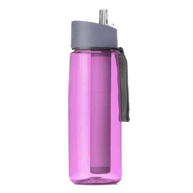 Durable 650ml filter bottle, essential survival gear for outdoor enthusiasts