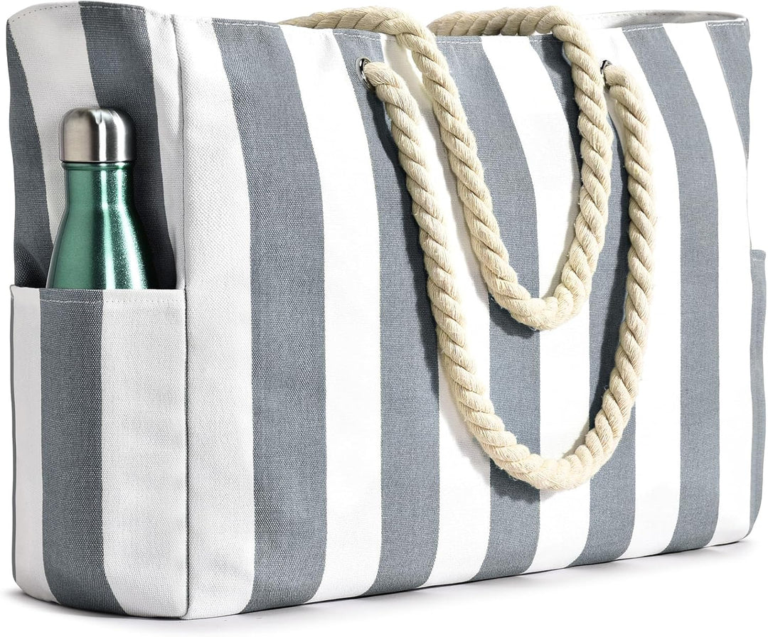 Beach-ready women's oversized bag, waterproof & sandproof, durable for all your items.