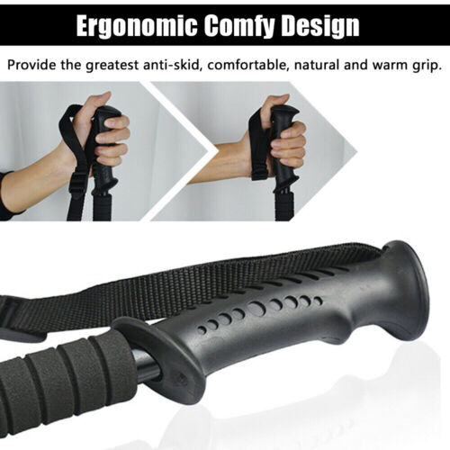 Compact adjustable hiking sticks, perfect outdoor gear for camping