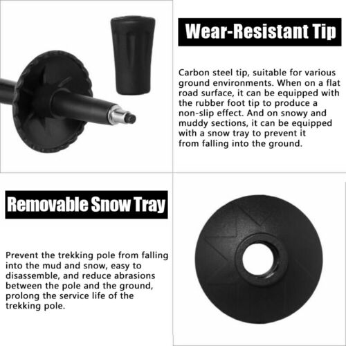 Anti-shock alpenstock for reduced impact during long treks and hikes