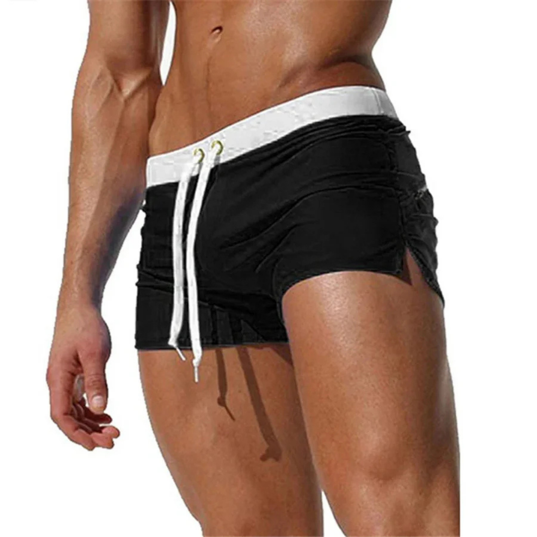 "Pantaloncini mare uomo asciugatura rapida, vari colori vivaci, piscina o spiaggia, design moderno e confortevole."